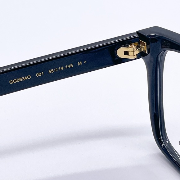 NEW GUCCI EYEWEAR GG0634O 001 BLACK WOMEN’S EYEGLASSES GUCCI GG06340 - Picture 9 of 11